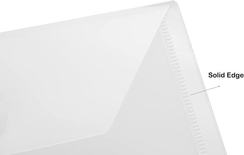 YESSART 4x6 Plastic Envelopes Hook Loop Closure Coupon Receipt Storage Holder 10 Pack (10 Pack) - Image 5